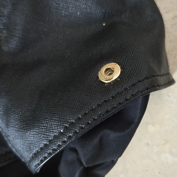 Packable Ella Tote Nylon Black Laptop Travel Bag - Picture 10 of 10